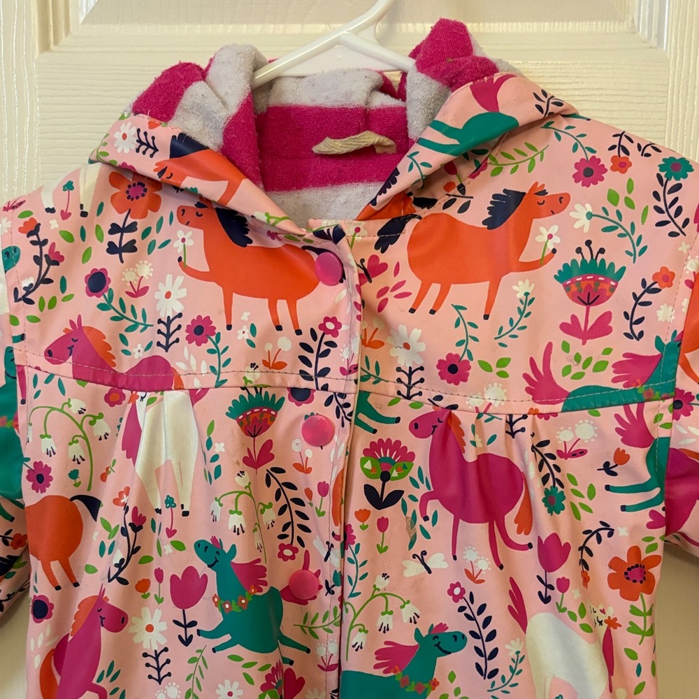 Colorful Unicorn Raincoat for Kids - Picture 3 of 8